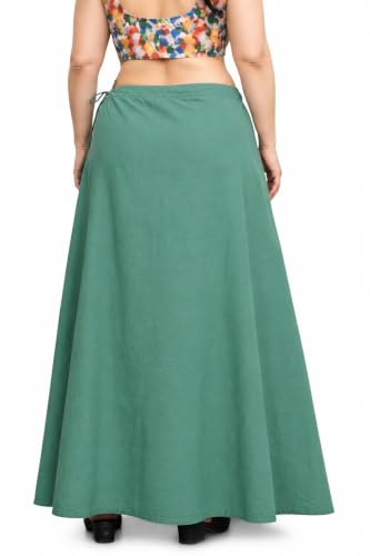Image of CITIX Pure Cotton Petticoat for Woman Saree | Adujastable Drawstring Waist