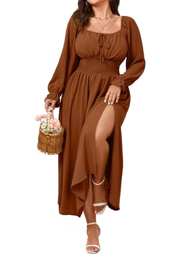 Image of SHESTARR Women's Plus Size Dress Long Sleeve Milkmaid Dress