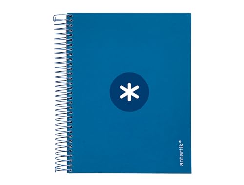 Liderpapel Spiral Notebook A5 Micro ANTARTIK Cover Lined 120H 90 g Square 5 mm 5 Bands 6 Drills Dark Blue - Image 2