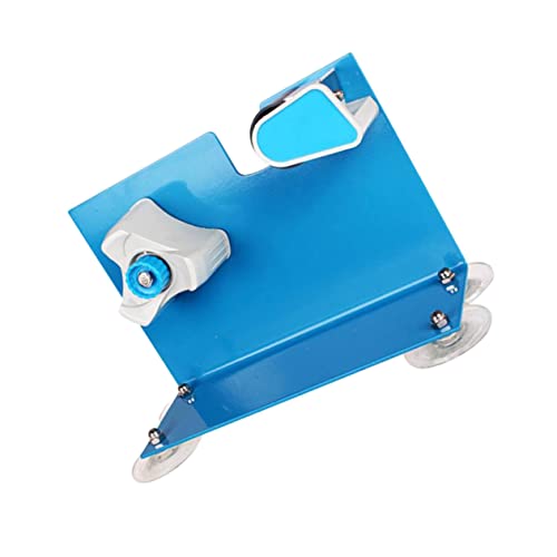 Operitacx cortador de cinta office home store cajas para envíos esparadrapo transparente cajas de envío suministro de embalaje suministro de cinta dispensador de cinta de mesa planchar Blue
