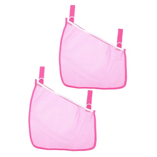 Abaodam 2 Pack Stroller Sling Bag Mesh Storage Organizer for Baby Travel Portable Side Sling Waterproof Reusable