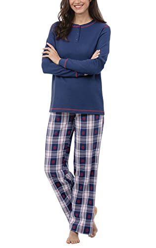 PajamaGram Winter Pajamas For Women - Plaid PJs Flannel Pants