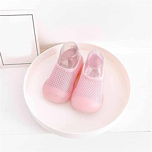 Boys Girls Low Heel Shoes Toddler Kids Infant Newborn Baby Boys Girls Summer Shoes Solid Soft Soles (Pink, 20 Infant)2