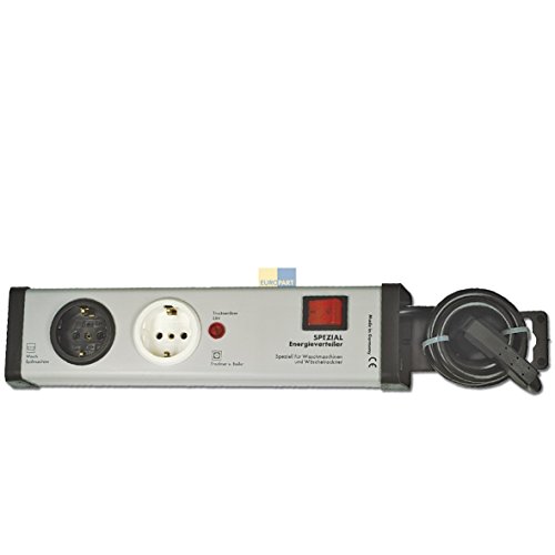 Preisvergleich Produktbild Kombisicherungsschutz Stromkreisschutz Energieverteiler Waschmaschine Trockner