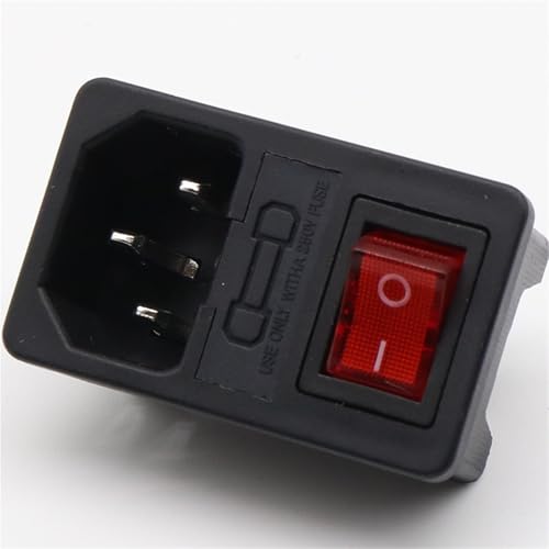 Connecteur IEC 320 C14 embase secteur femelle pour boîtier électrique 10A