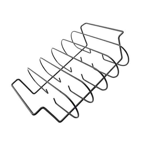 FONDOTIN 1Pc Durable Barbecue Rack Practical Barbecue Stand for Outdoor Grilling for Steak Chicken Heavy Duty Grill Shelf BBQ Accessory for Garden Patio