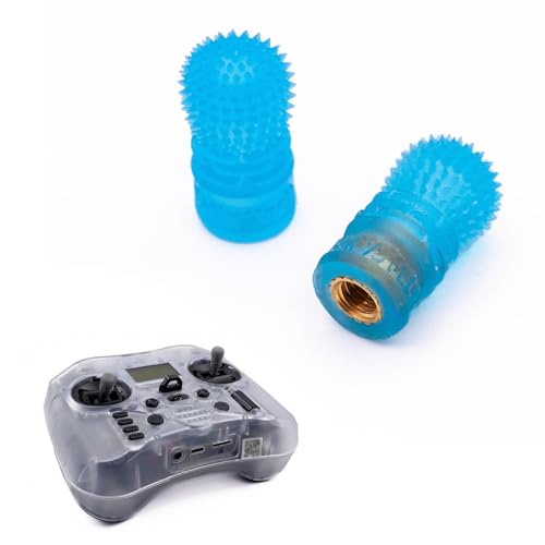 SoloGood RC Transmitter Stick Ends FPV Controller Replacement Joystick M3L for RadioMaster Pocket Remote Controller(V3 Blue)