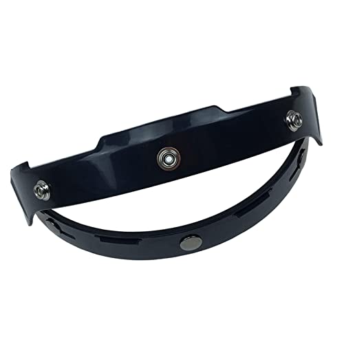 STARTISTヘルメットフリップアップベース ユニバーサルモーターサイクル UVアダプター3スナップレンズシールドアタッチメント モーターサイクル ヘルメットアクセサリー フリップアップベース - ブラック
