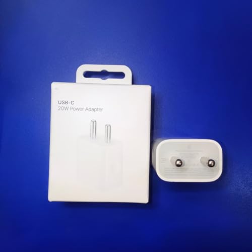 Image of Asonn 20W USB Type-C Fast Charging Adapter for iPhone 15 /16, White, PD Technology, Compact Travel Charger