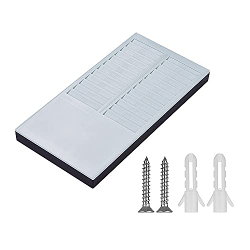 Domary Suporte para montagem em parede de rack de cartão de tempo 24 Slot de bolso para registrador