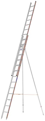 Preisvergleich Produktbild HYMER 305028 Obstbaumleiter zweiteilig, 2x14 Sprossen