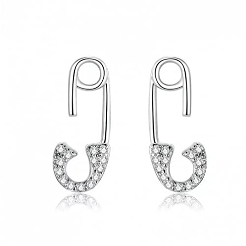 Boucles d'oreilles argent pour femmes : bijoux tige mariage transparents