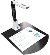 Document Scanner Camera, 8 Million Pixels HD A4 Auto Focusing USB Document Camera Scanner, for Sc...