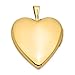Auriga Fine Jewelry 14K Yellow Gold 20mm Enamel Rose Heart Locket