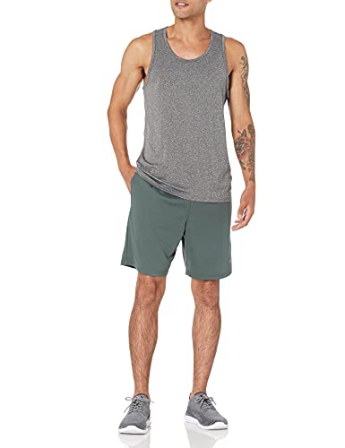 Image of Amazon Essentials Men's Quick Dry Tech Stretch Active Sleeveless Gym Tank Top Workout Shirt