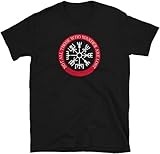 Photo Gallery chaoofang vintage viking compass - norse mythology vegvisir design t-shirt black Photo Gallery chaoofang vintage viking compass - norse mythology vegvisir design t-shirt black