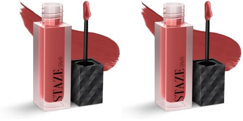 Image of Staze Lips Don't Lie Liquid Lipstick (Pack of 2)
