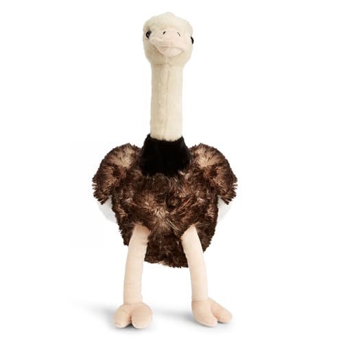Zappi Co Olivia Le Jouet en Peluche Autruche (22cm) Grand Oiseau - Doux, Moelleux, 100% Recyclé - Ami à Plumes sans Vol