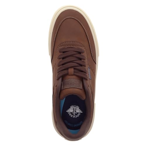 DOCKERS Mens Marco Synthetic Leather Casual Lace Up Sneaker Shoe2