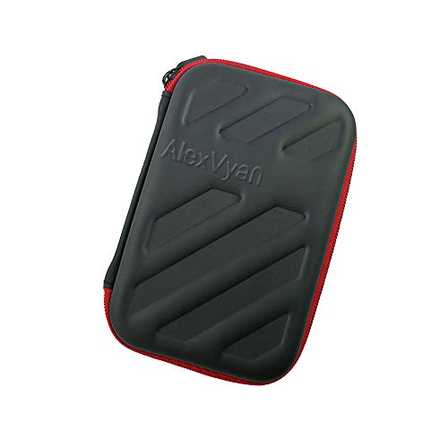 Image of AlexVyan - Shock Proof External Hard Disk Case Protector for 2.5 Inch Seagate Expansion 1TB Wired External USB 3.0 2.0 Hard Drive Disk (500 GB, 500GB,1TB, 1 TB, 2TB 2 TB ,1.5TB 1.5 TB 3TB 3 TB Compatible) Cover HDD Case Casing Carry Bag Pouch Sleeve Enclosure
