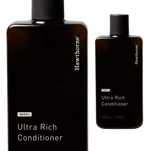 Hawthorne Ultra Rich Conditioner For Curly, Coily Hair With Hops Flower Extract To Nourish, Strengthen, Moisturize, Fresh Orange Scent, Safe For Color Treated Hair, Sulfate Free, Paraben Free, 8Fl Oz #TOP26