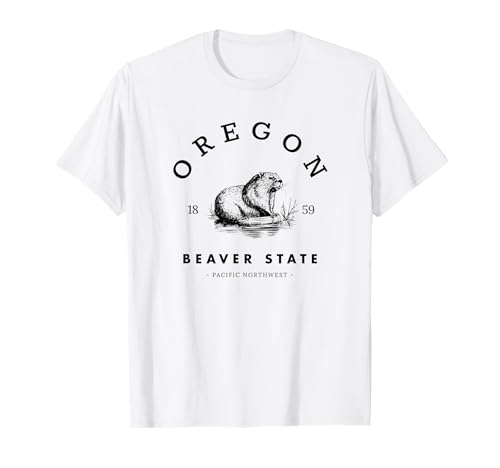 Oregon Beaver State Souvenir Cadeau de l'Oregon Home Friend T-Shirt