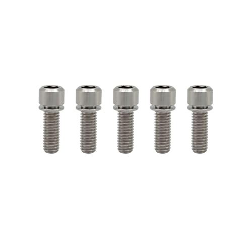 Amazon | RISON チタン製 M6 x 20mm 自転車ねじ 六角穴付きボルト