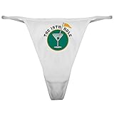 CafePress 19Th Hole Thong Underwear, Funny Womens Panties White