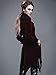 Steampunk Swallow Tail Coat Gothic Women's Long Winter Jacket (M, Red)