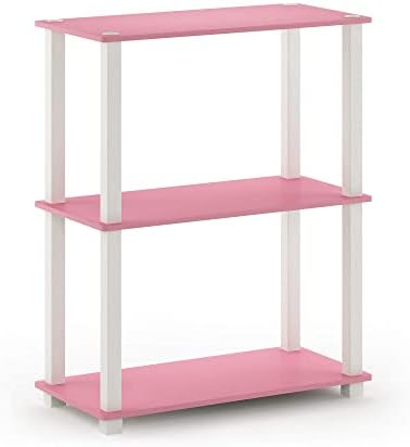 Furinno Toolless Shelves, Wood, French Oak Grey/Black, one size