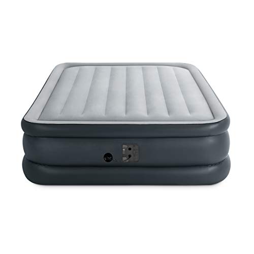 Intex Queen Dura-Beam Standard Series 20 Inch Thick Lightweight Inflatable Bed Air Mattress #TOP2