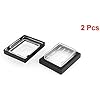 uxcell 2 Pcs Black Clear Rectangle Plastic Waterproof Switch Covers ...