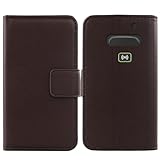 Flip Premium Echt Leder Tasche Hülle Für Doro Secure 580 / 580IUP 1.8