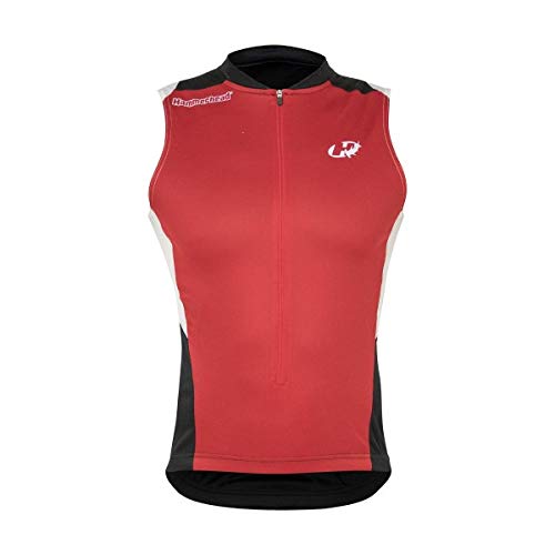 Hammerhead Hh3-Aero Elite, Camisa Sem Manga Para Ciclismo Homens, Vermelho/Branco/Preto GG