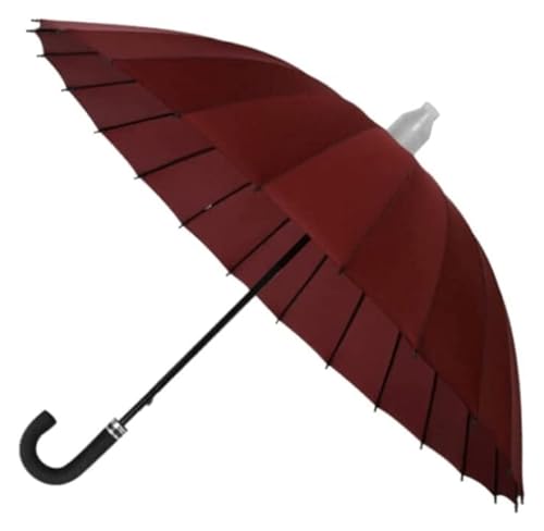 CNBYDK Long Handle Umbrella Automatic Open Travel Rain Umbrella with Waterproof Case Vented Stick Umbrellas Windproof