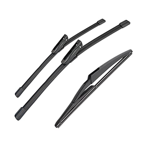 Essuie-glaces pour Captur 2013-2016 kit complet avant arrière 26 14 11 pouces