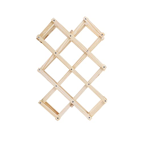 Soporte de Madera para 10 Botellas de Vino de Mesa miniatura 1