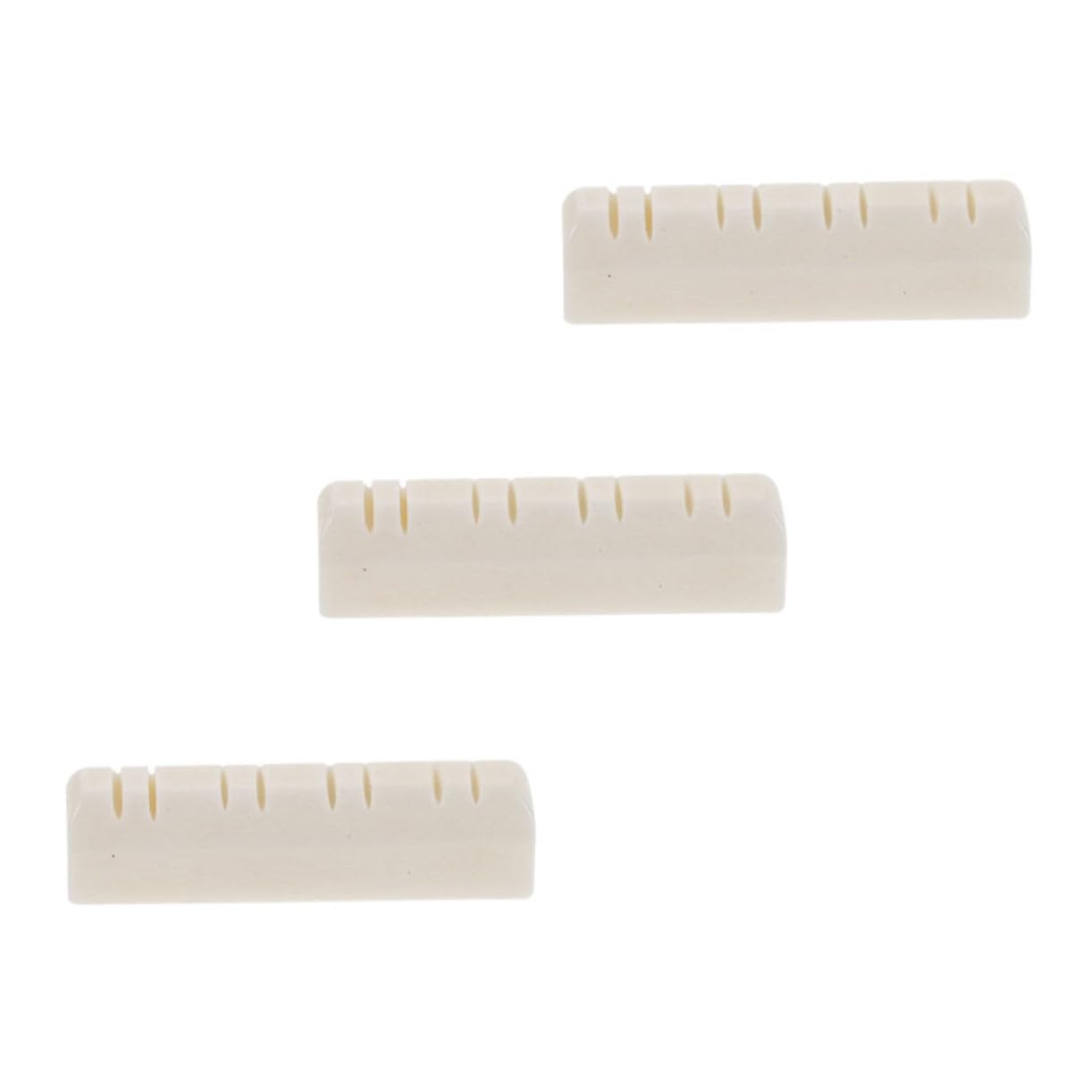 GOOHOCHY Mandolin Nut for Mandolin Instrument Ox Bone Bridge Nut String for Tone Enhancement