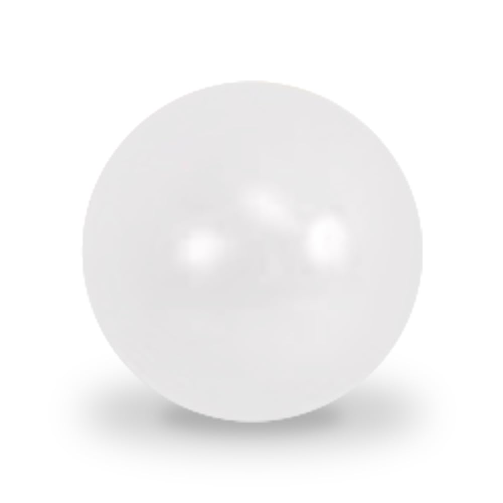 Bocce Pallino Ball, 40mm White Pallino Ball for Bocce Ball Game, Bocce Pallino Balls Replacement