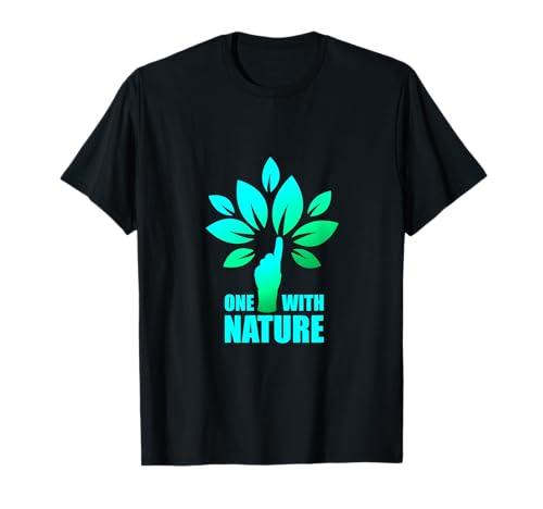 Earth Day Geschenk für Damen & Herren - One with Nature T-Shirt