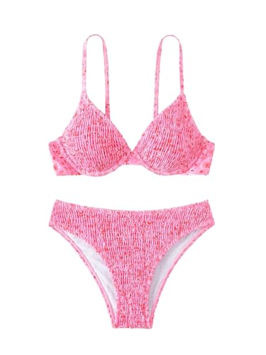 GORGLITTER Damen Bikini-Set Push Up...