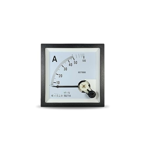 Ampèremètre CA cadran carré AC 750-1A pointeur analogique Dh72be72 pour panneau électrique