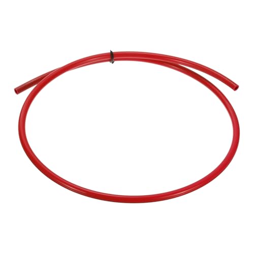 sourcing map 1M/3.3ft PTFE Tube,5mm IDx8mm OD PTFE Tubing,Red