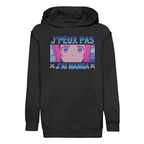Sweat à capuche enfant J'peux pas j'ai manga Asuna chaud et résistant
