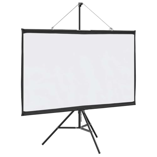 vidaXL Beamer Leinwand mit Stativ 60 Zoll 16:9, Projektionswand