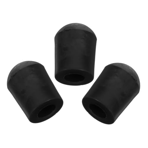 GOOHOCHY 3pcs Rubber Tip Endpin Protector for Cello Non Slip Bass End Pin Stabilizer Durable Slip Rubber Stopper Enhances Resonance for Musicians for Performance