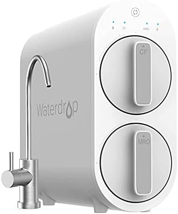 Waterdrop G2 Reverse Osmosis Water Filter System, 400GPD, 1514 Liters Per Day, RO Water Filter System, WD-G2-W
