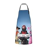 [RFSHOPD] フォートナイト エプロン レディース エプロン メンズ 防水 シワになりにくい 男女共用 無地 おしゃれ シンプル 無地 撥水ノンアイロン 家庭用 汚れにくい シワ防止 70cm×84cm
