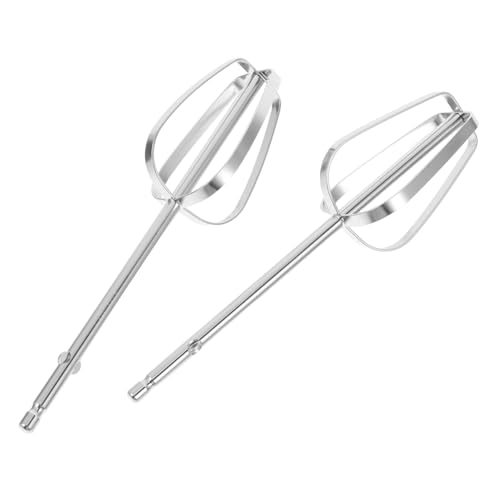 Garneck 2piezas Accesorios Para Batidores De Huevos De Acero Inoxidable Repuestos Para Batidora Eléctrica Para Hornear Cocinar y Fácilmente
