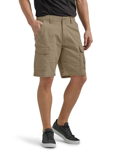 Image of AVANOVA Men's Cargo Shorts with Elastic Waist - Lightweight Cotton Casual Summer Shorts for Gym, Travel & Outdoor Wear | Multi-Pocket Comfy Fit Dailywear Bottoms ((Shorts 264)